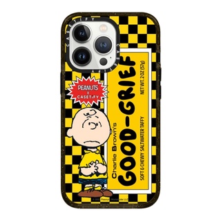 Casetify Charlie Brown Good Grief Taffy Case 13 Pro  Impact Crush  Color: Black [13Proสินค้าพร้อมส่ง]