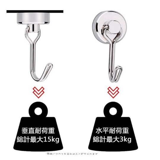 ตะขอแม่เหล็ก-หมุน-360-ํ-แขวนกุญแจ-magnet-สินค้าในไทย