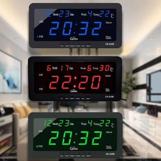 ภาพหน้าปกสินค้าCaixing นาฬิกาดิจิตอล นาฬิกา​ตั้งโต๊ะ​ นาฬิกา​ตั้ง​ปลุก​ได้​ รุ่น CX2158 ที่เกี่ยวข้อง