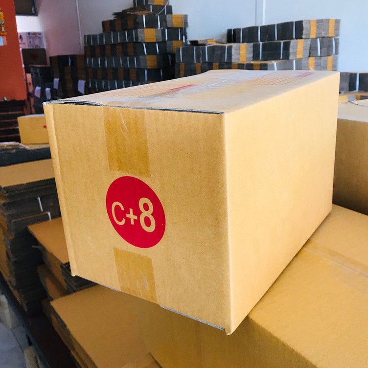 สินค้าพร้อมส่ง-กล่องเบอร์-c-8-3-ชั้น-กล่องไปรษณีย์ฝาชน-ขนาด-20x30x19-cm-20-ใบ