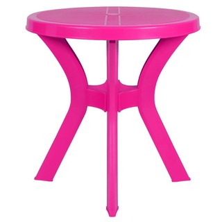 โต๊ะ เก้าอี้ โต๊ะพลาสติก PIONEER PN9143 สีชมพู เฟอร์นิเจอร์นอกบ้าน สวน อุปกรณ์ตกแต่ง PLASTIC TABLE PIONEER PN9143 PINK