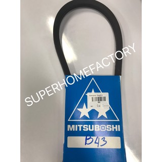 ภาพขนาดย่อของภาพหน้าปกสินค้าMITSUBISHI สายพานร่อง B ร่องเรียบ เบอร์46 47 61 จากร้าน uneno บน Shopee