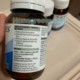 ภาพขนาดย่อของภาพหน้าปกสินค้าล็อตใหม่ โปรไบโอติกส์ Blackmores Probiotics+ Daily Health 30 แคปซูล แบล็คมอร์ โพรไบโอติกส์ โปรไบโอติก จากร้าน homegroove บน Shopee ภาพที่ 3