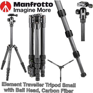 ภาพหน้าปกสินค้าขาตั้งกล้อง Manfrotto Element Carbon Fiber Traveller Tripod Small with Ball Head (ส่ง EMS ฟรี)ประกันศูนย์ 3ปี ที่เกี่ยวข้อง