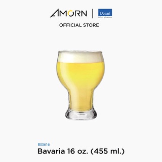 AMORN - (Ocean) B03616 Bavaria - แก้วบาวาเรีย ดริ๊งเเวร์ ทัมเบอร์ โอเชี่ยนกลาส  16 oz. ( 455 ml.) บรรจุ 6 ใบ