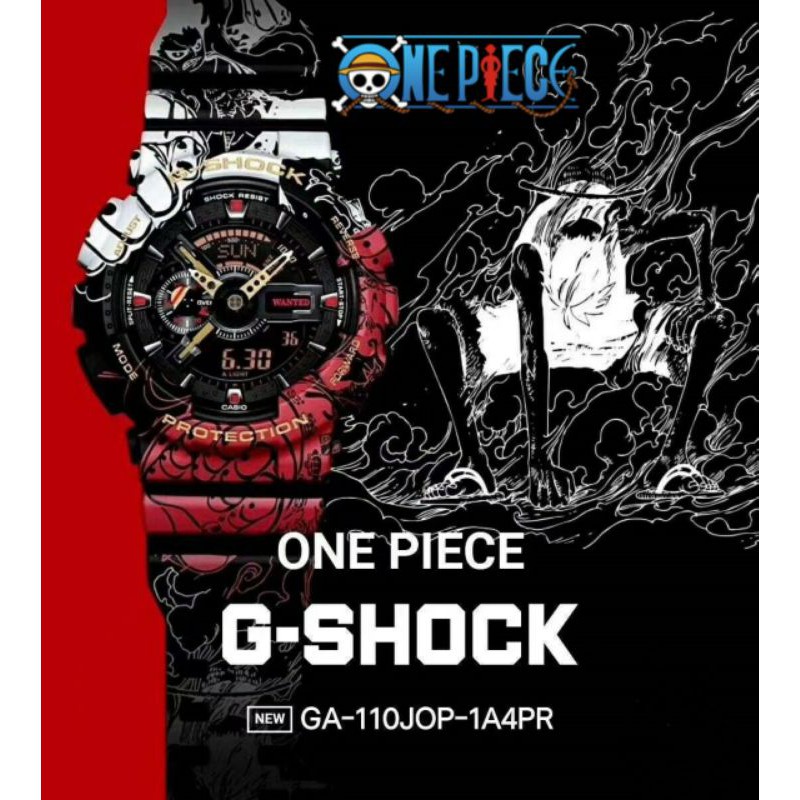 🔥นาฬิกาข้อมือแฟชั่นCASIO G-SHOCK รุ่นGA-110JOP-1A4PR ONE PIECE