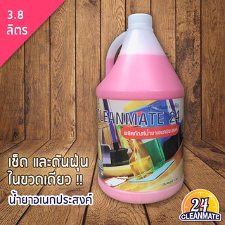 Cleanmate24 น้ำยาทำความสะอาดพื้นอเนกประสงค์ ดันฝุ่น 3.5 ลิตร