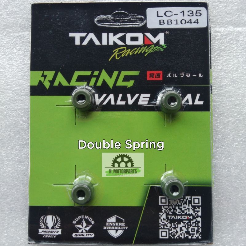 ซีลวาล์ว Racing TAIKOM LC135 FZ150 Y15ZR EX5 W125 Double Spring Double ...