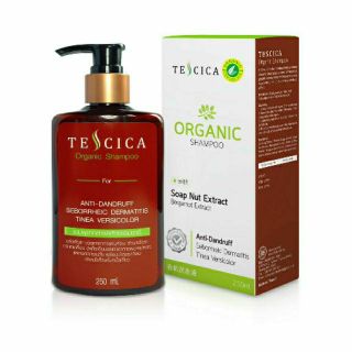 แชมพู เทสสิก้า ออแกนิค TESCICA ORGANIC SHAMPOO 250ML รักษารังแค เชื้อรา สะเก็ดเงิน