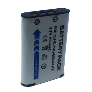 Camera Battery For Olympus รหัสแบต LI-60B  LI60B For Olympus FE-360 FE-370 S550 R50E10 X-880 C-575 (White)