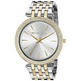 MICHAEL KORS Darci Silver Dial Two-tone Ladies Watch MK3215