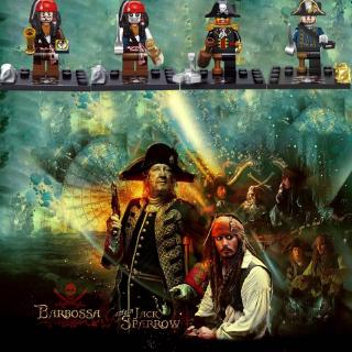 ของเล่นตัวต่อฟิกเกอร์ Jack Captain Davy Jones ของขวัญวันเกิด สําหรับเด็ก