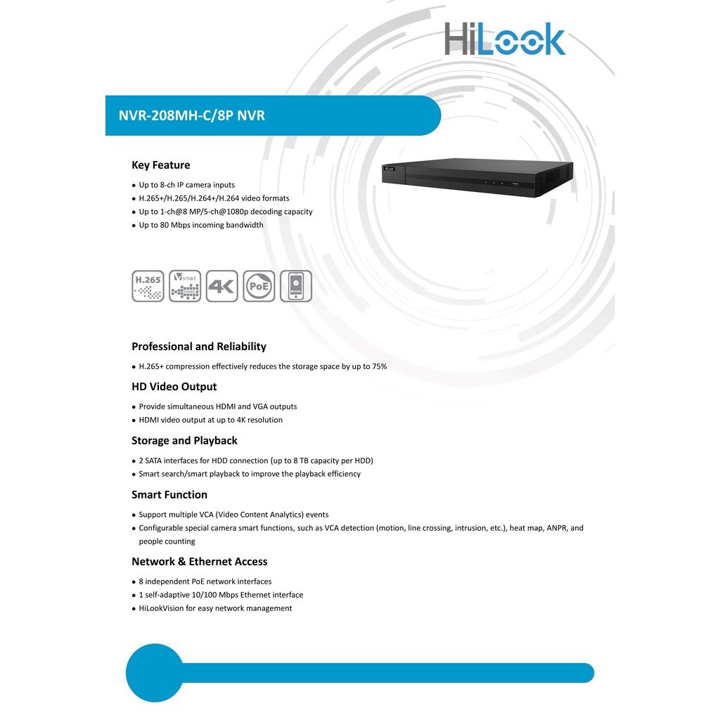 hilook-เครื่องบันทึกกล้องวงจรปิดระบบ-ip-8-ช่อง-รุ่น-nvr-208mh-c-8p-รองรับกล้อง-poe