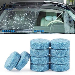 สินค้า 384 เม็ดฟู่ทำความสะอาด กระจกรถยนต์ เม็ดฟู่ล้างกระจก ใช้ง่ายแค่ใส่ในน้ำเปล่า ฟองน้ำ