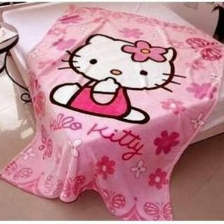 Hellokitty ผ้าห่มนาโนนุ่มนิ่ม