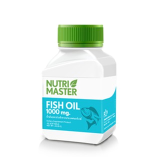 **หมดอายุ 11/ 2024 นำเข้าจากนอร์เวย์** NUTRI MASTER FISH OIL 1000 MG 100 แคปซูล.น้ำมันปลา จากนอร์เวย์