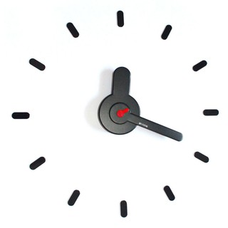 นาฬิกา นาฬิกาติดผนัง ONTIME DIY สี DARK RED ของตกแต่งบ้าน เฟอร์นิเจอร์ ของแต่งบ้าน WALL CLOCK DIY DARK RED ON TIME