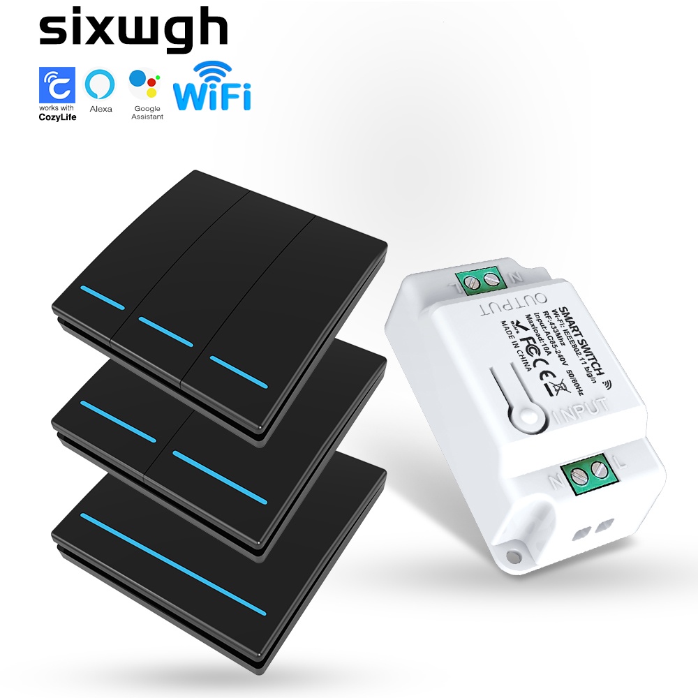 WiFi smart switch สวิตช์ไฟอัจฉริยะ WiFi ไร้สาย DIY พร้อมแอพ Cozy Life ...