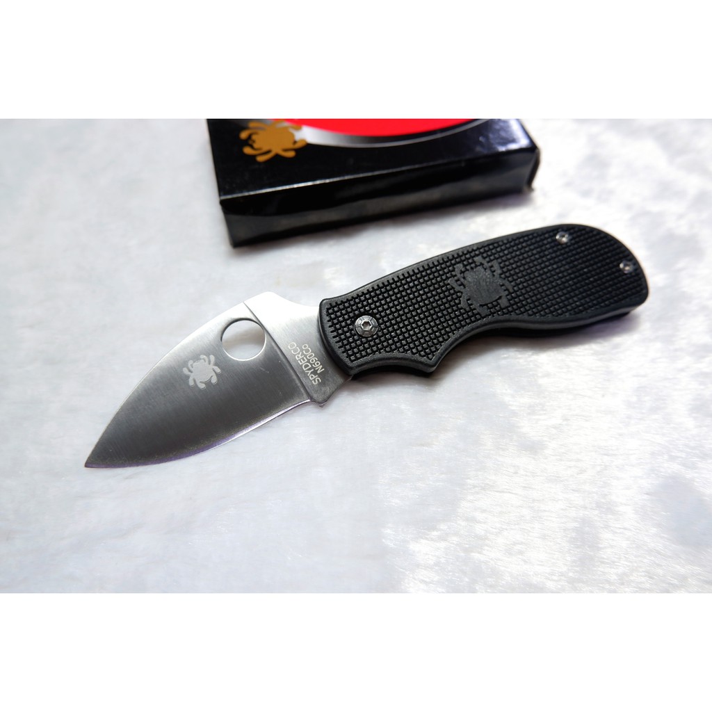 มีดพับ พกพา Spyderco N690Co มีดเดินป่า มีดพก มีดสะสม | Shopee Thailand