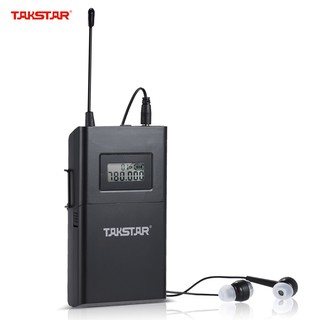 สินค้า Takstar Wpm - 200 R Uhf อุปกรณ์รับสัญญาณเสียงไร้สายหน้าจอ Lcd 6 Selectable Channels 50 ม .