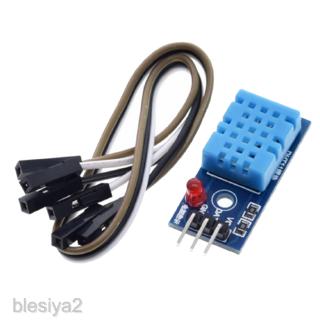 Set of 1 Digital DH11 Temp Humidity Sensor Module w/ Cable for Arduino DIY