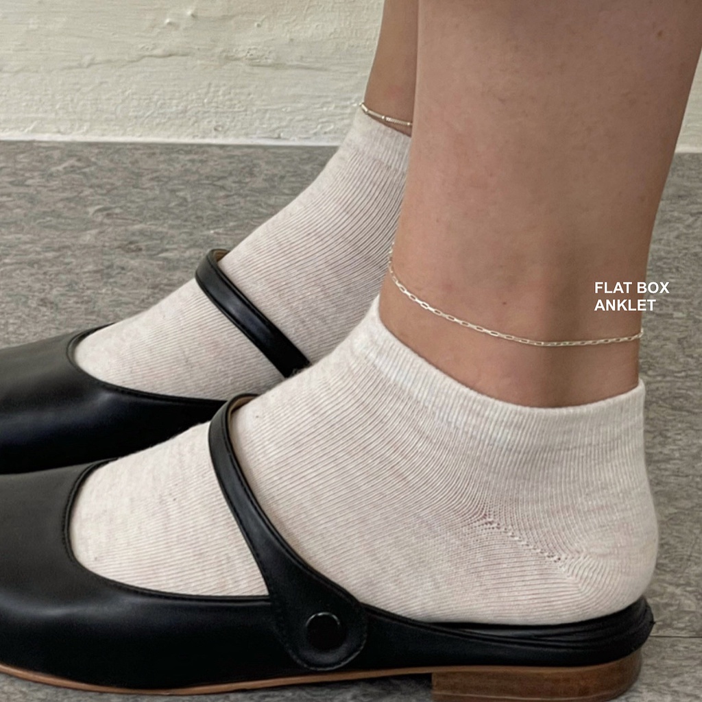 ภาพสินค้า(anklet,สร้อยข้อเท้า) : SILVER925 ANKLET ANKLE CHAIN / สร้อยข้อเท้าเงินแท้ สร้อยข้อเท้า กำไลข้อเท้า / YOUR WISHLIST จากร้าน your.wishlisttt บน Shopee ภาพที่ 4