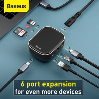 [ลดราคาพิเศษ] Baseus ฮับแท่นชาร์จ TypeC AC USB อเนกประสงค์ HDMI HD