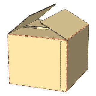 กล่องฝาปิด PACK IN 45x55x40 ซม. กล่องฝาปิด ขนาด 45 X 55 X 40 เซนติเมตร ผลิตจากกระดาษ KA ลูกฟูก 5 ชั้น มีความแข็งแรงพอประ