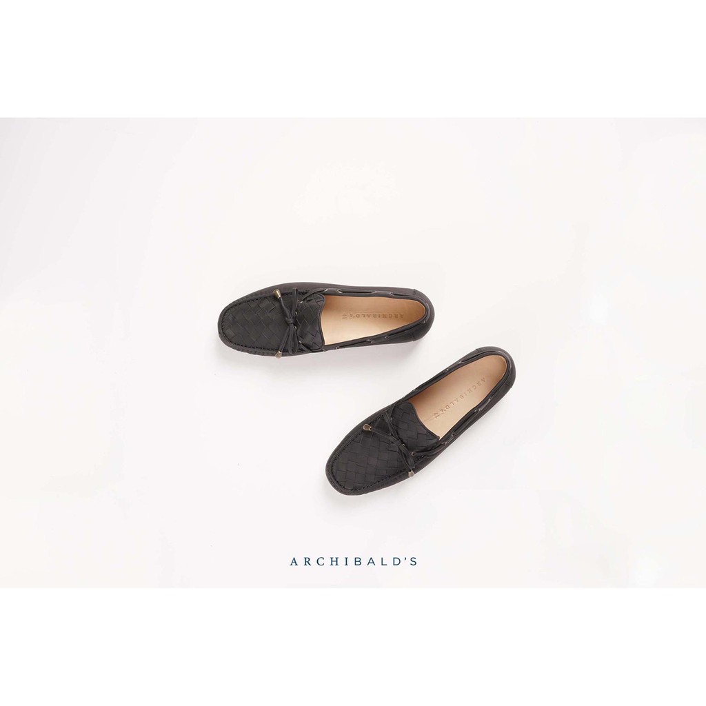 รองเท้า-archibalds-รุ่น-erebus-loafers-archibalds-รองเท้าโลฟเฟอร์-หนังแท้สาน-สีดำ