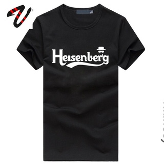 เสื้อยืดแขนสั้น พิมพ์ลายตัวอักษร Mr White Heisenberg Breaking Bad คุณภาพสูง แฟชั่นคลาสสิก สําหรับผู้ชาย