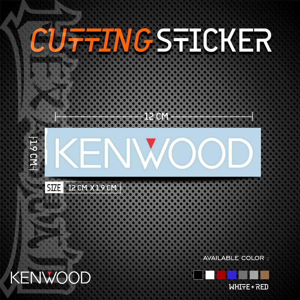 สติกเกอร์ตัดโลโก้-kenwood-สติกเกอร์ตัดโลโก้-kenwood-เคนวูด