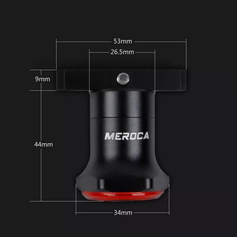 meroca-ไฟท้ายจักรยาน-led-ipx6-ชาร์จ-usb-สําหรับจักรยานพับ-brompton-dahon