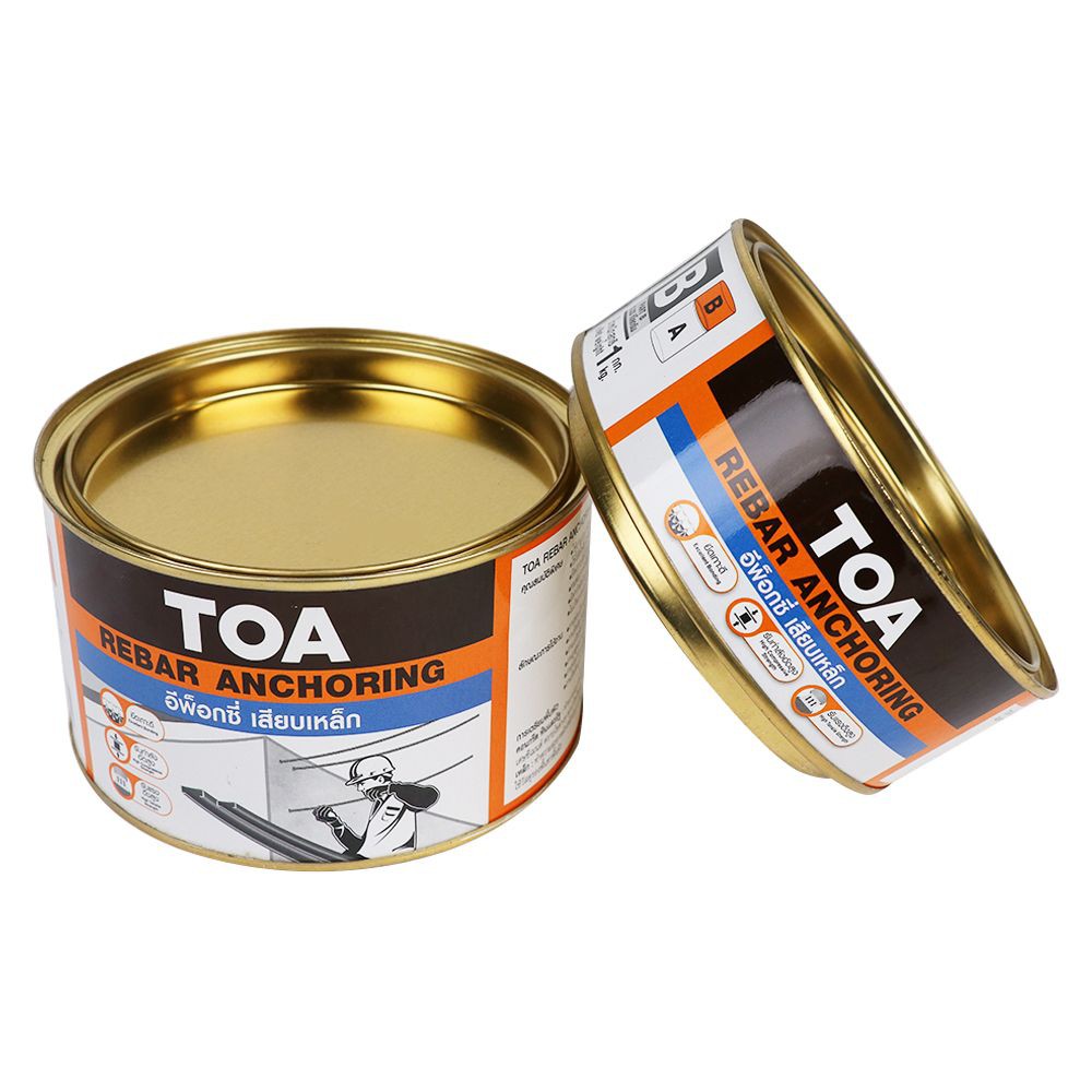 REBAR ANCHORING EPOXY TOA 1KG อีพ็อกซี่เสียบเหล็ก TOA 1 กก. อีพ๊อกซี่ ...