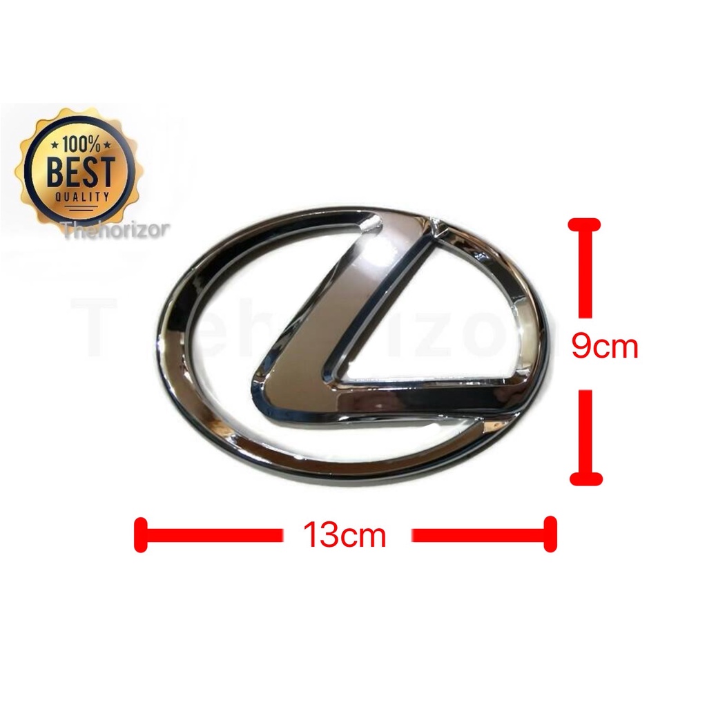 ป้ายโลโก้-lexus-สีชุบโครเมี่ยม-งานตัวอย่างดี-ขนาด-13-x-9-cm-งานตัวอย่างดี-มีกาว-2-หน้า-มาร้านนี่จบในที่เดียว