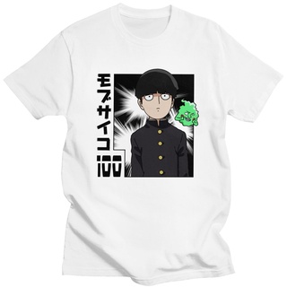 เสื้อยืดพิมพ์ลายแฟชั่น เสื้อยืดแขนสั้นลําลอง พิมพ์ลาย Novelty Manga Mob Psycho 100 แฟชั่นสําหรับผู้ชาย 2022