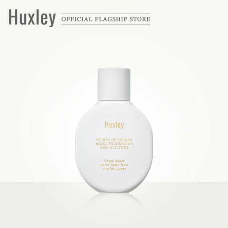 HUXLEY Moist Foundation Own Attitude SPF 50+PA+++ 30ml 2 sand ฟาวน์เดช