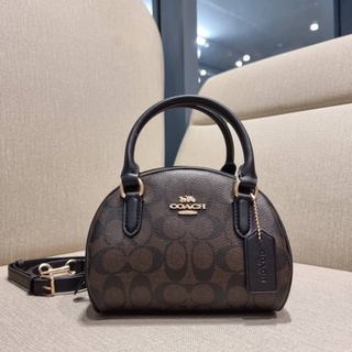 COACH SYDNEY SATCHEL IN SIGNATURE CANVAS CA591