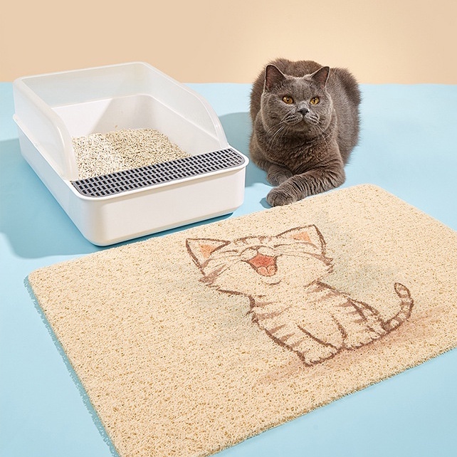 แผ่นรองครอกแมว-แผ่นรองเท้าแมว-cat-litter-pad