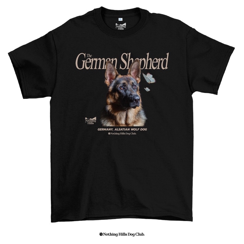 เสื้อยืดลาย-german-shepherd-เยอรมันเชเพิร์ด-classic-cotton-unisex-by-nothing-hills-ใหม่