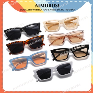 (AIMURUSI) 【รองรับการขายส่ง】แว่นตากันแดด ทรงสี่เหลี่ยม 7 สี แฟชั่นสไตล์เกาหลี ฮิปฮอป สําหรับผู้หญิง และผู้ชาย