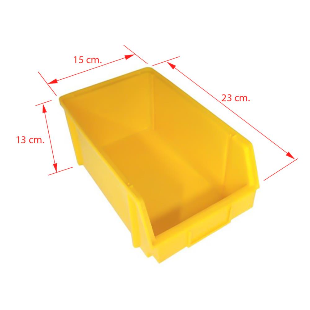 กล่องเครื่องมือใส่อะไหล่-matall-9-นิ้ว-สีเหลือง-กล่องเครื่องมือช่าง-tool-storage-bin-matall-9-yellow