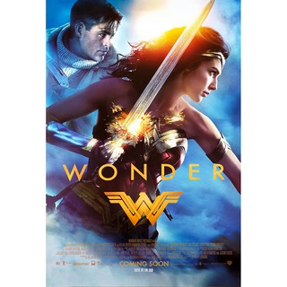 โปสเตอร์ หนัง วันเดอร์ วูแมน Wonder Woman 2017 POSTER 24”x35” Inch Superhero DC Gal Gadot Chris Pine