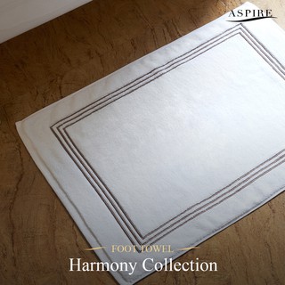 ภาพหน้าปกสินค้าAspire ผ้าเช็ดเท้าพรีเมี่ยม รุ่น HARMONY  ขนาด 20\"X30\" (เส้นด้ายคอนตอนใยยาว 100% นำเข้าจาก USA) ที่เกี่ยวข้อง