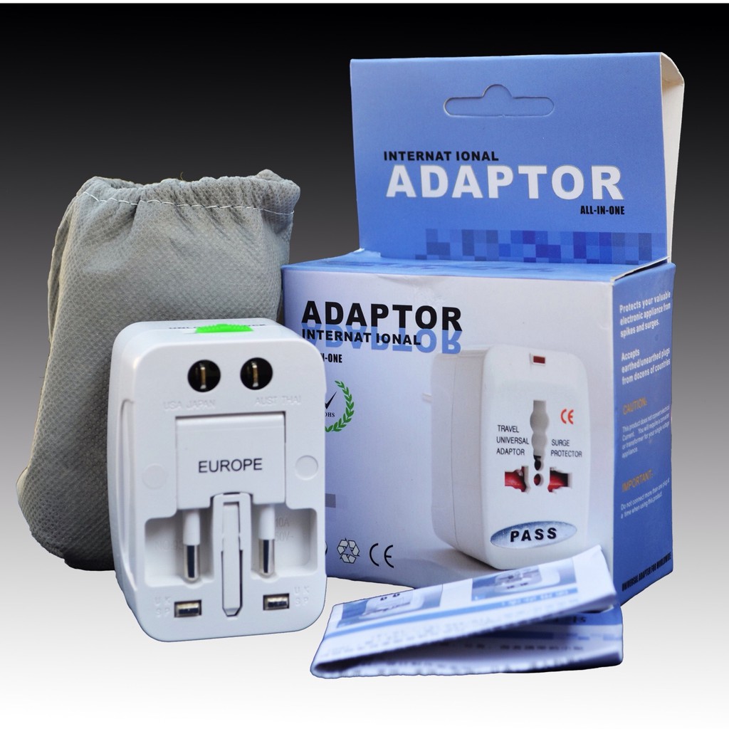 ภาพหน้าปกสินค้าUniversal Plug Travel Adapter หัวปลั๊ก เอนกประสงค์