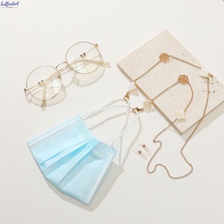 ภาพหน้าปกสินค้า Pearl  Chain Transparent Anti-lost Mask Chain Fashion Cute Glasses Earphone Chain Glasses Chain  ซึ่งคุณอาจชอบราคาและรีวิวของสินค้านี้