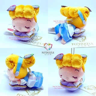 💟 DisneyStore (Japan) Sleeping Badge Cinderella Plush Mascot Keychains