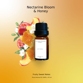 น้ำมันหอมระเหย 100% กลิ่น Jo.L Nectarine bloom and Honey ขนาด 10ml 1ขวด Pure Aroma Oil 100% 1piece แบบเยาะ