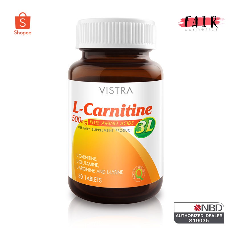 vistra-l-carnitine-500-mg-3l-plus-amino-acids-วิสทร้า-แอล-คาร์นิทีน-500-มก-3แอล-พลัส-อะมิโน-แอซิด