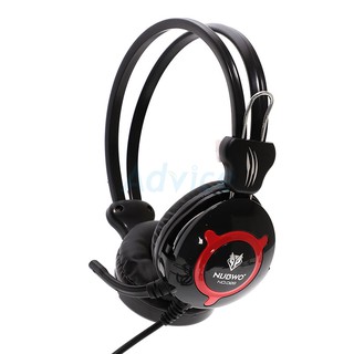 HeadSet NUBWO 029 (Black/Red)