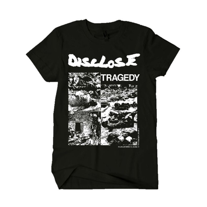 เสื้อยืดผ้าฝ้ายเสื้อยืด-พิมพ์ลายเพลง-disclose-tragedyl-xl-xxl-3xl